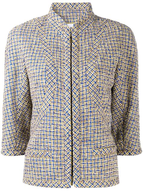 chanel 1930 tweed jacket vintage|chanel single breasted tweed jacket.